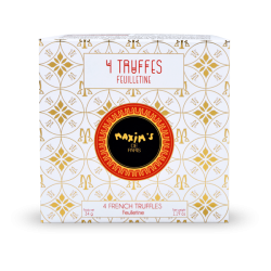 Mini pack - 4 truffles with sprinkles of lace crepes-Chocolates-Maxim's shop