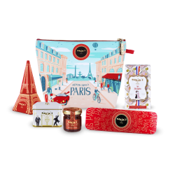 Zip pouch “Bonjour Paris”-Gift-Baskets-Maxim's shop
