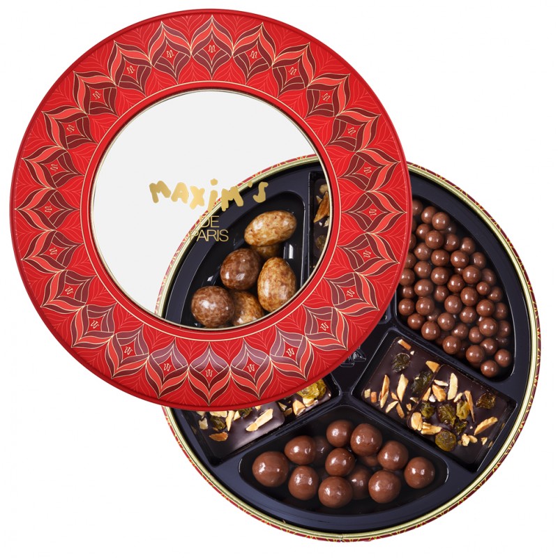 Coffret métal grignotage chocolats-Coffrets cadeaux-Maxim's shop